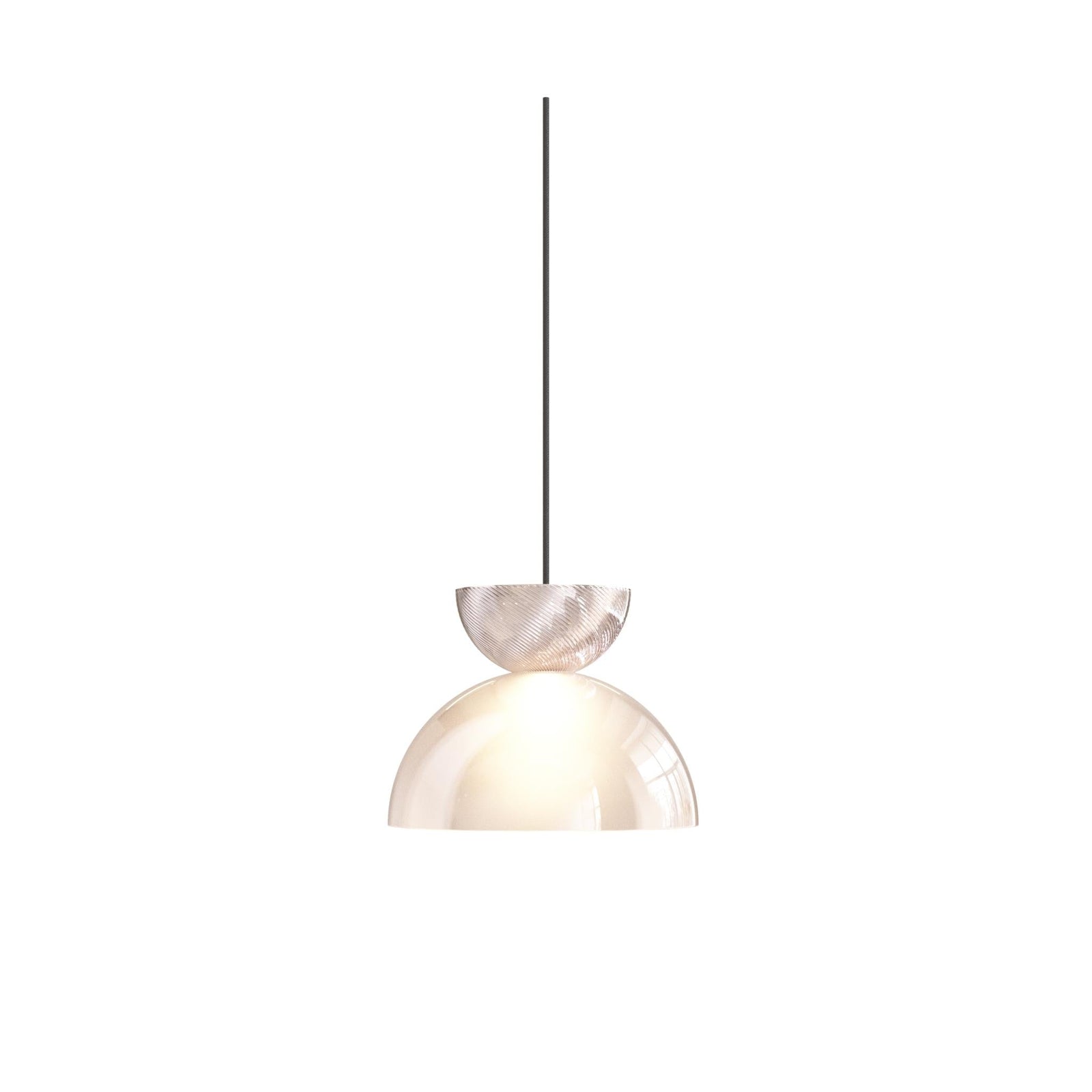 CHARM HEMISPHERE PENDANT MEDIUM-Sans Souci-Pendants-Artistic Elements