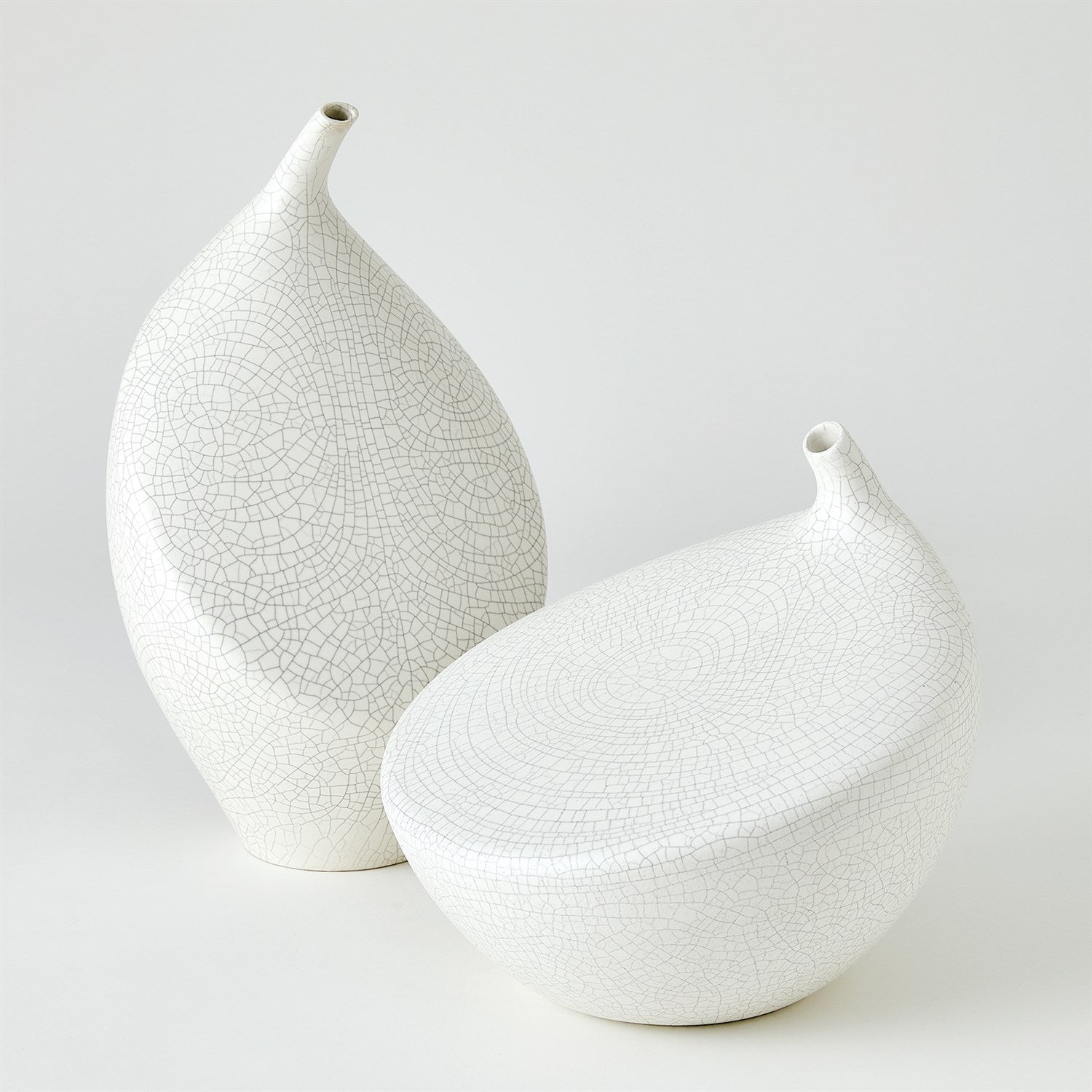 Buddah Vase-White-Global Views-Vases-Artistic Elements
