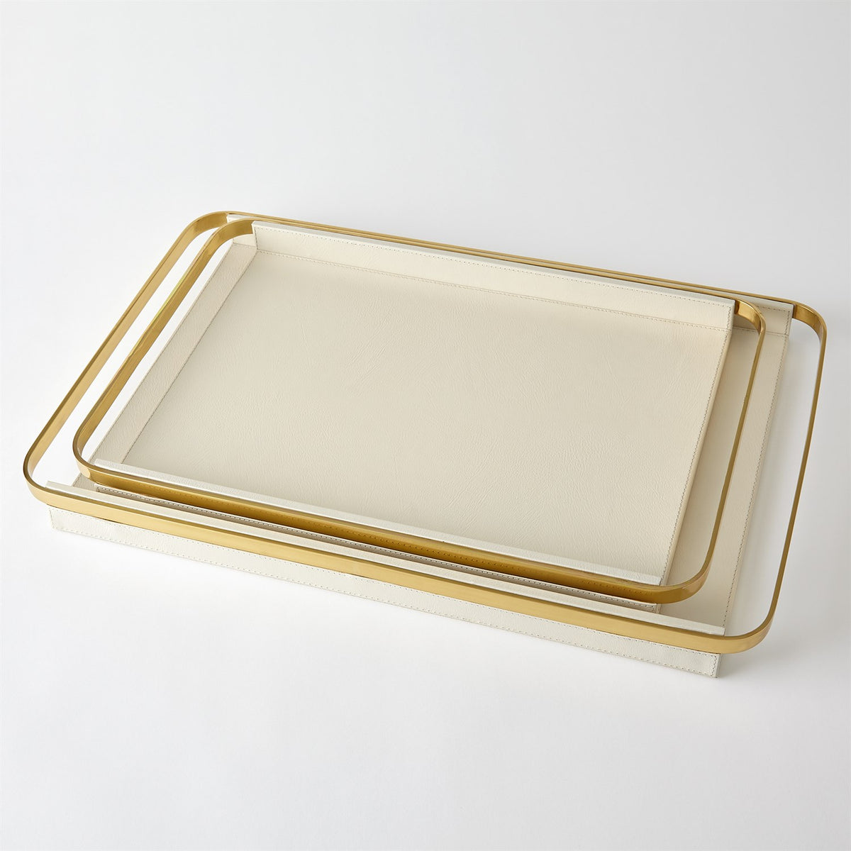 Avery Serving Tray-Milk-Global Views-Trays-Artistic Elements