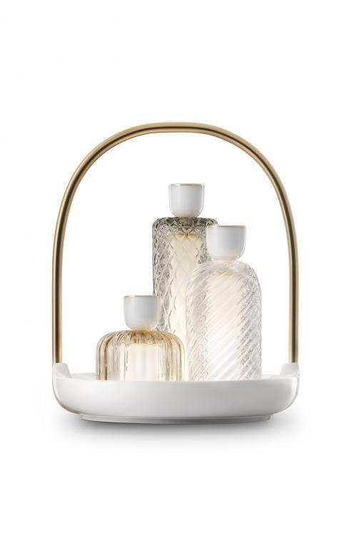 MURANO TABLE LAMP TRINITAS-BAROVIER & TOSSO-Table Lamps-Artistic Elements