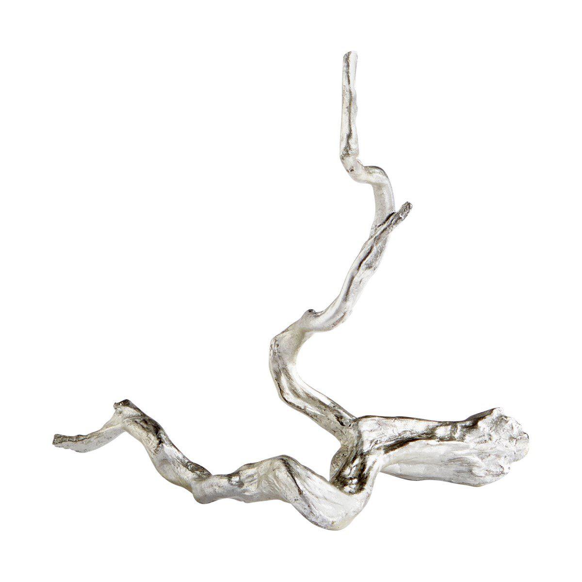 Drifting Silver Sculpture-Cyan-Sculptures & Objects-Artistic Elements