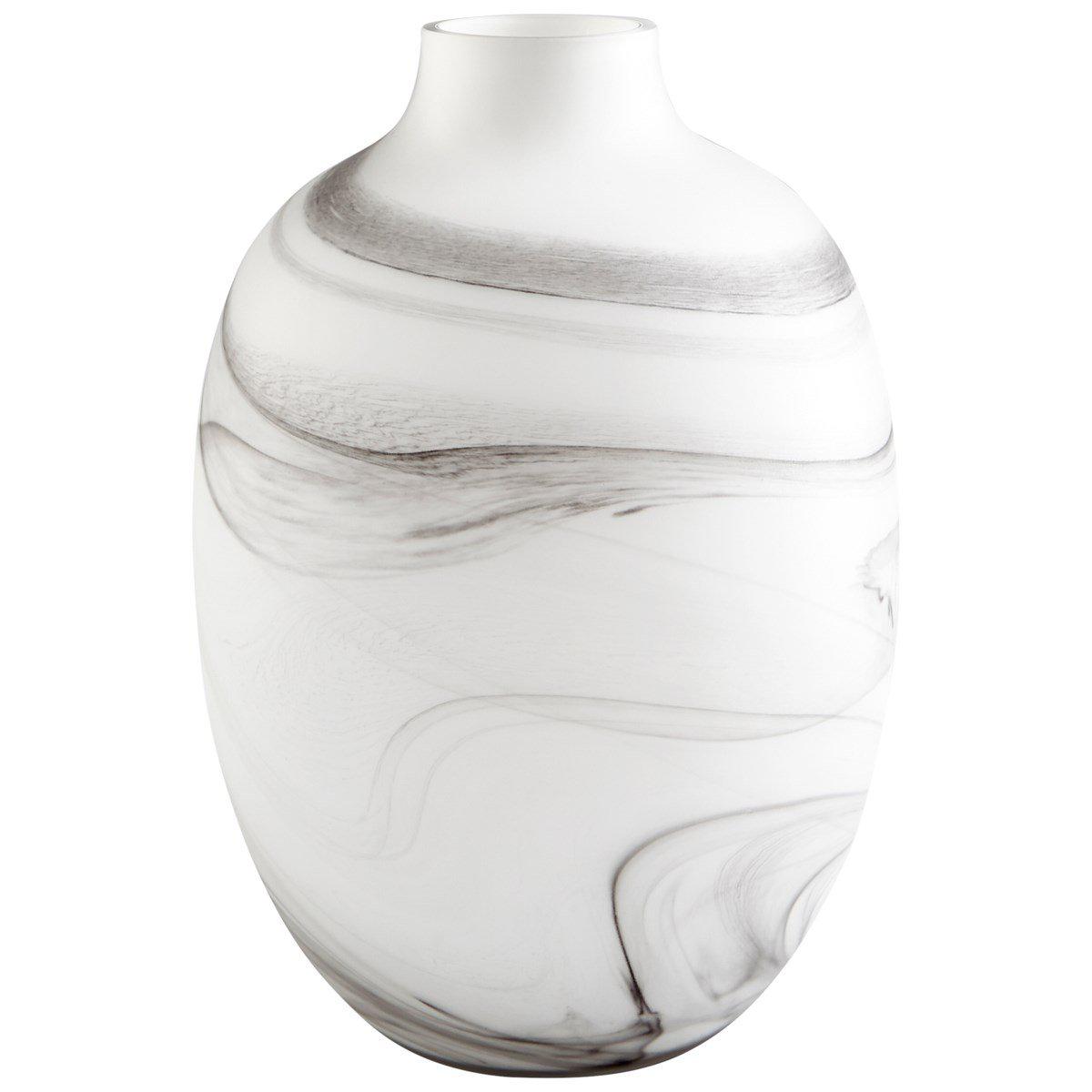 Moon Mist Vase-Cyan-Vases-Artistic Elements