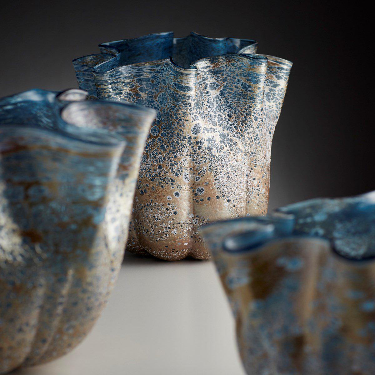 Meduse Vase-Cyan-Vases-Artistic Elements