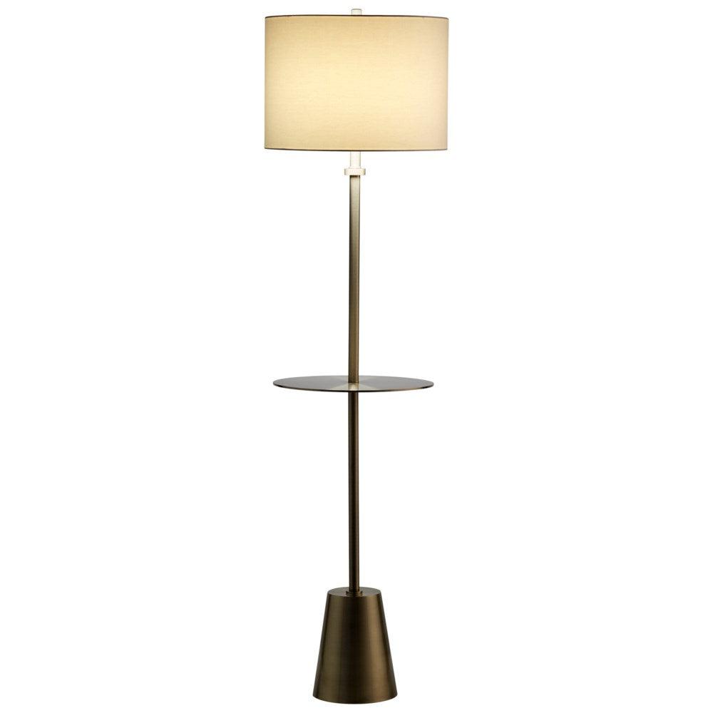 Peplum Floor Lamp-Cyan-Floor Lamps-Artistic Elements