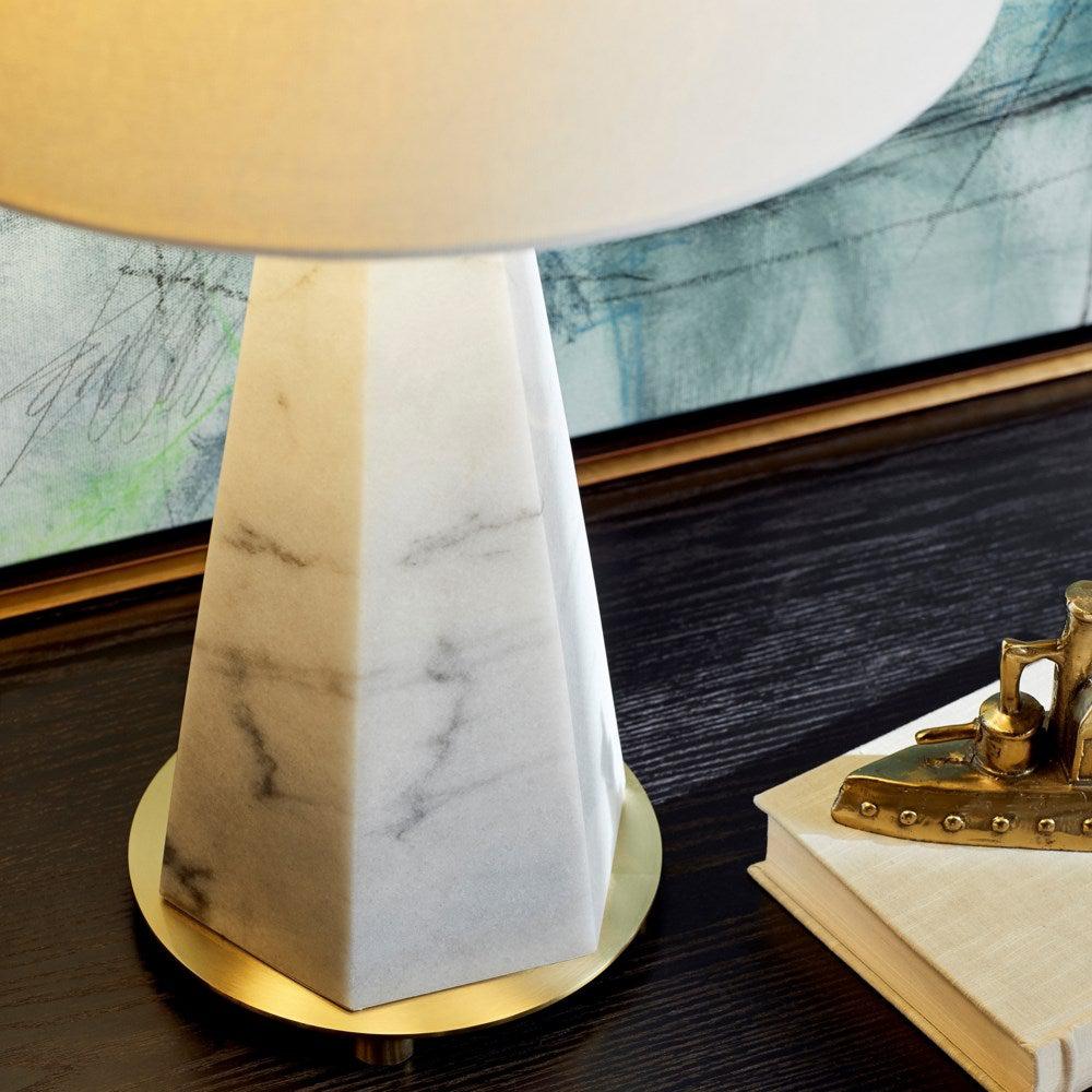Opaque Storm Table Lamp-Cyan-Table Lamps-Artistic Elements