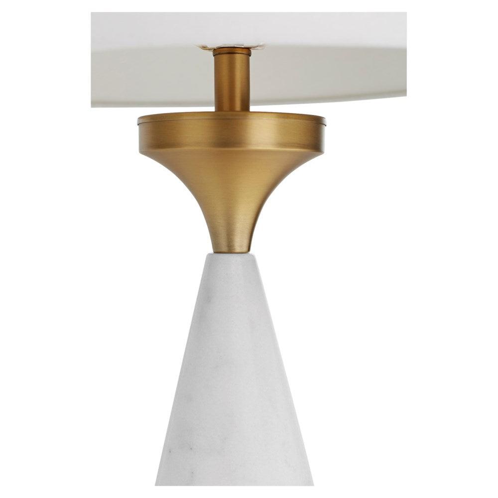 Solid Snow Table Lamp Designed For Cyan Design By J. Kent Martin-Cyan-Table Lamps-Artistic Elements
