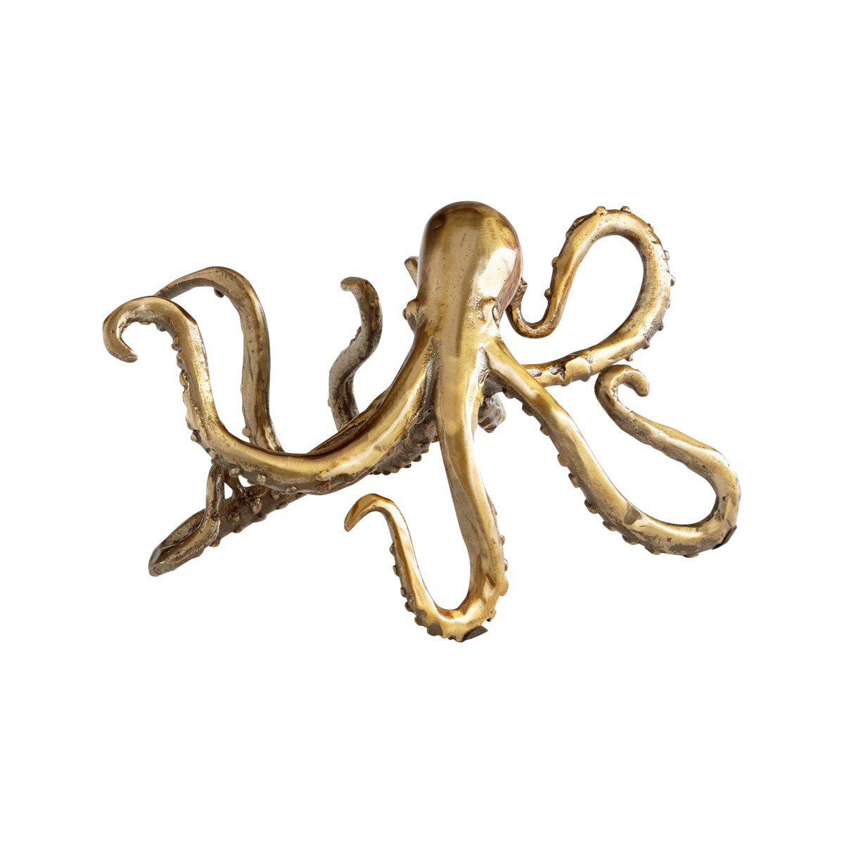 Octopus Shelf Decor-Cyan-Sculptures &amp; Objects-Artistic Elements