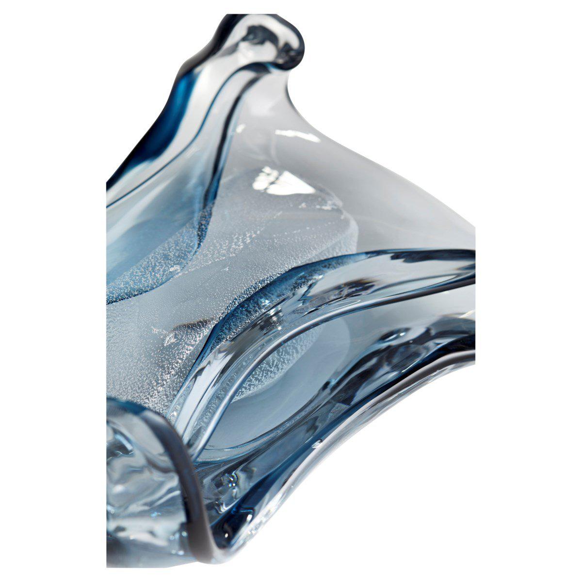 Blue Oppulence Vase-Cyan-Vases-Artistic Elements