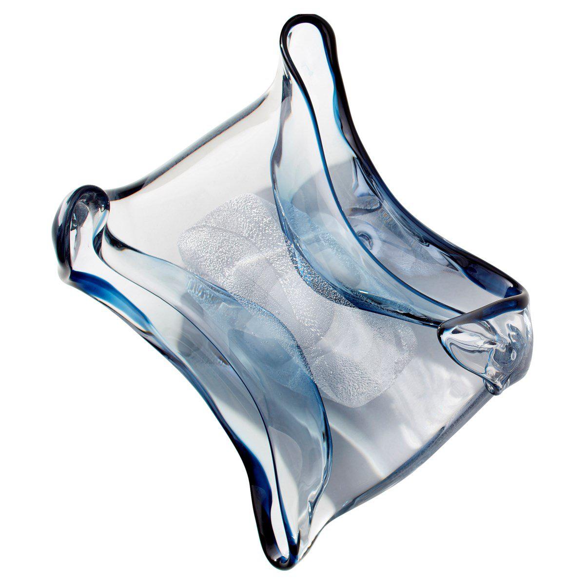 Blue Oppulence Vase-Cyan-Vases-Artistic Elements