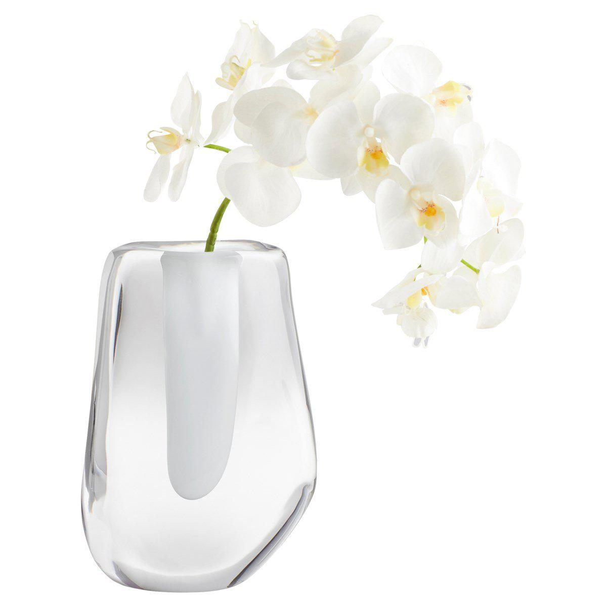 Clear Oppulence Vase-Cyan-Vases-Artistic Elements
