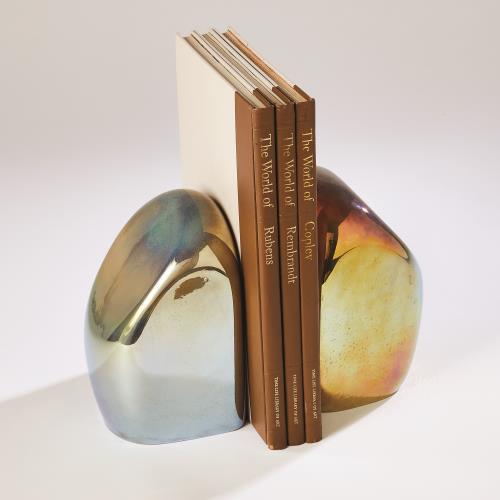 Chunk Bookend-Iris Gelp-Global Views-Office Accessories-Artistic Elements