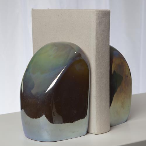 Chunk Bookend-Iris Gelp-Global Views-Office Accessories-Artistic Elements