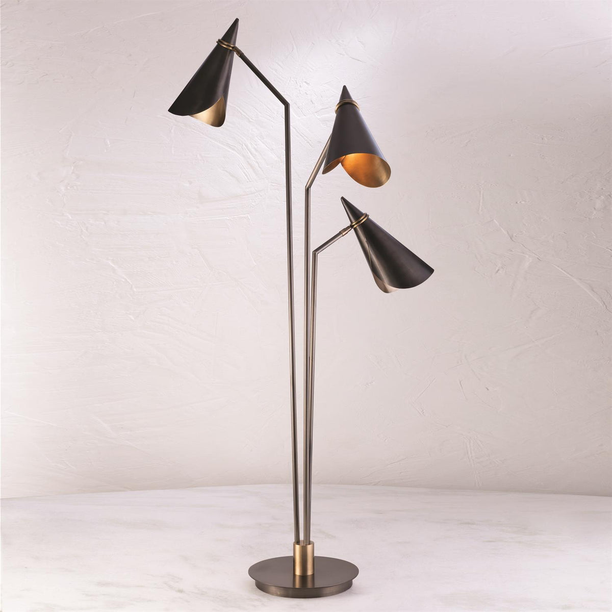 Meudon Multi-Arm Floor Lamp-Global Views-Floor Lamps-Artistic Elements