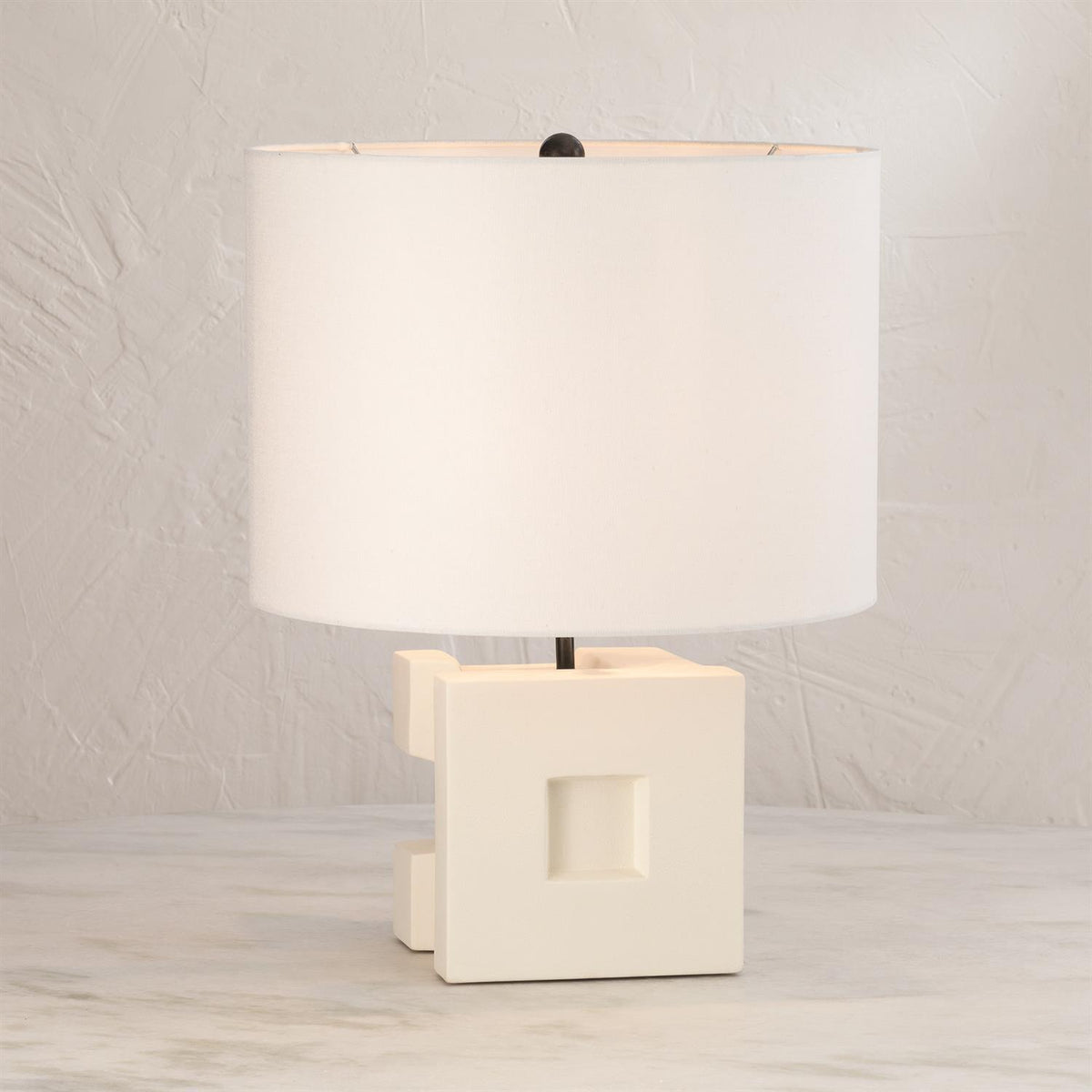 Cubist Ceramic Lamp-Global Views-Table Lamps-Artistic Elements