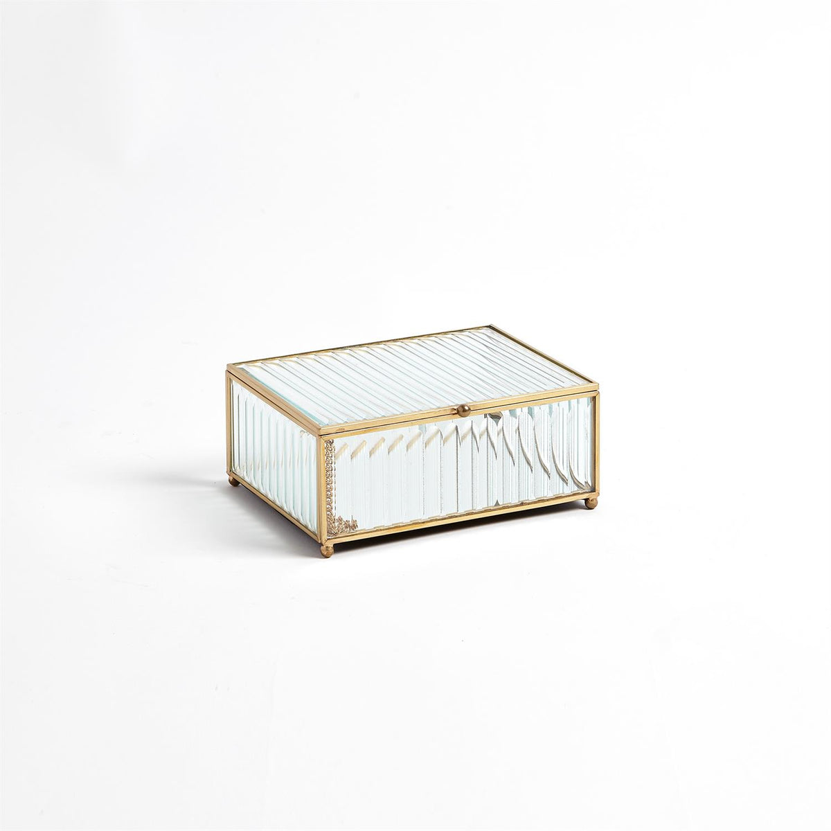 Reeded Glass Box-Clear-Global Views-Boxes-Artistic Elements