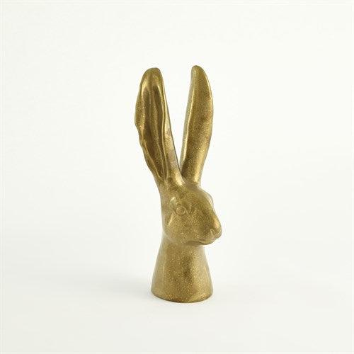 Rabbit - Matte Gold-Global Views-Sculptures &amp; Objects-Artistic Elements