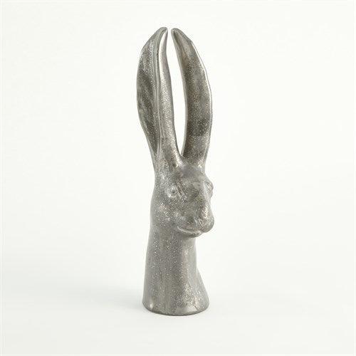 Rabbit-Reactive Matte Silver-Global Views-Sculptures &amp; Objects-Artistic Elements