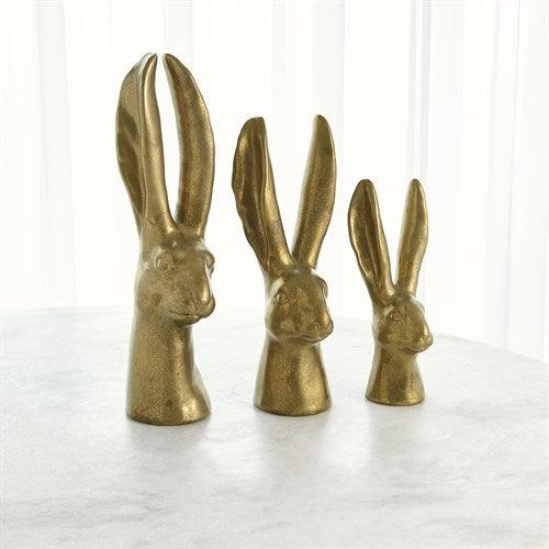 Rabbit - Matte Gold-Global Views-Sculptures & Objects-Artistic Elements