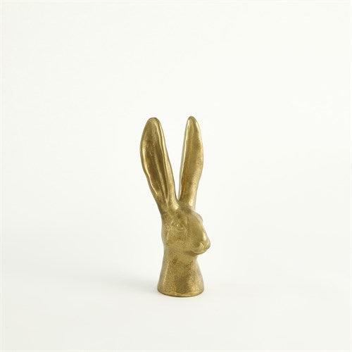 Rabbit - Matte Gold-Global Views-Sculptures &amp; Objects-Artistic Elements