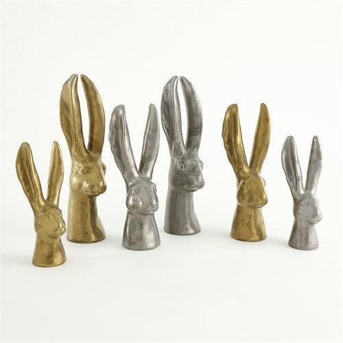 Rabbit - Matte Gold-Global Views-Sculptures &amp; Objects-Artistic Elements