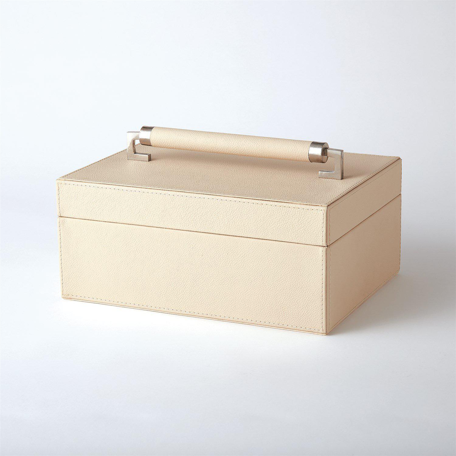 Wrapped Leather Handle Box-Global Views-Boxes-Artistic Elements