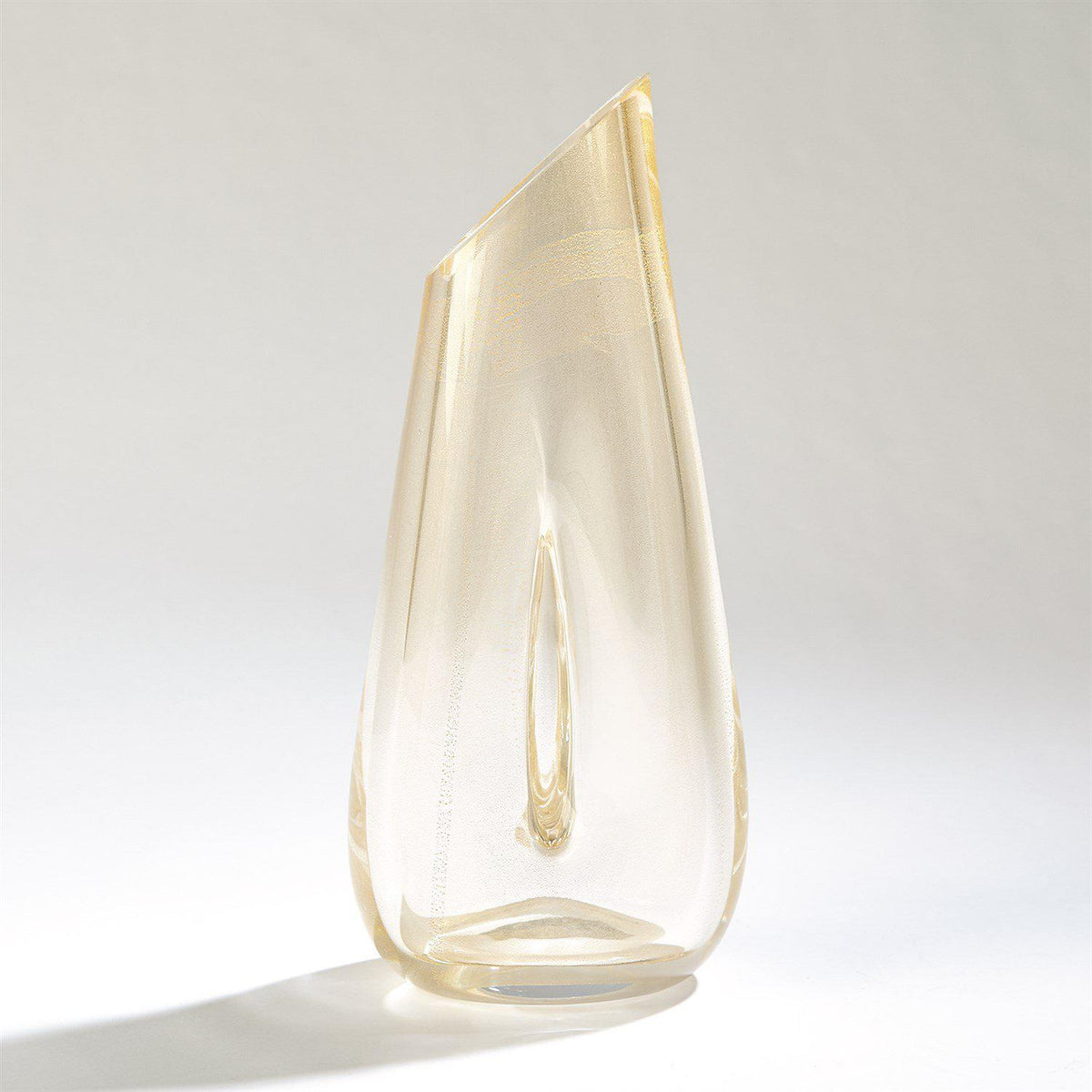 Golden Slant Vase-Global Views-Vases-Artistic Elements