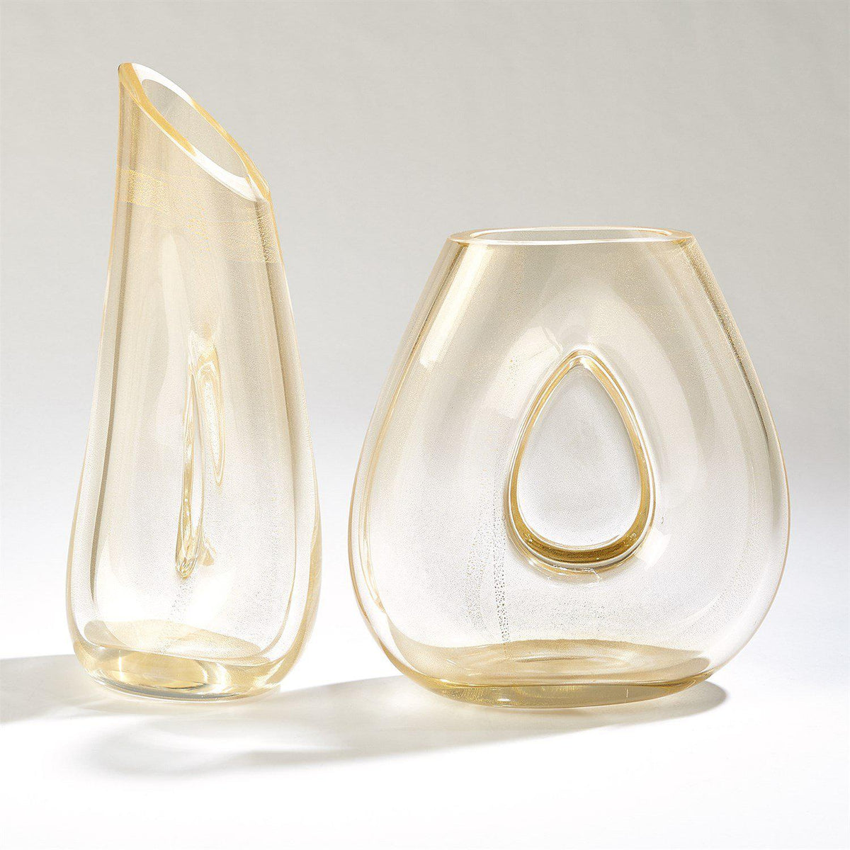 Golden Slant Vase-Global Views-Vases-Artistic Elements