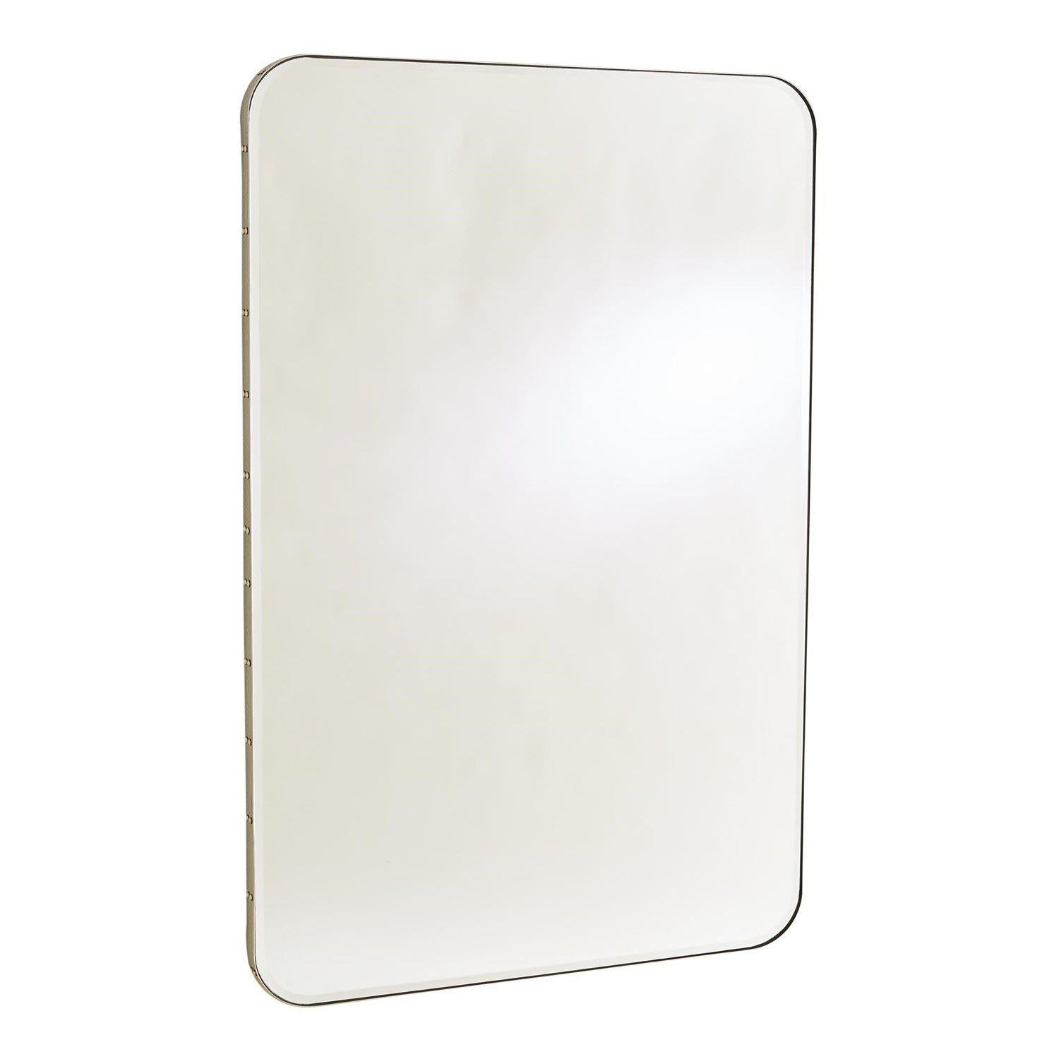 Rivot Mirror-Nickel-Global Views-Wall Mirrors-Artistic Elements