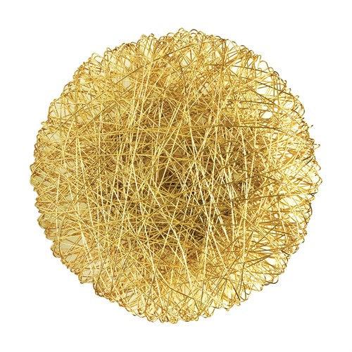 Wired Wall Disc-Brass-Global Views-Wall Decor-Artistic Elements