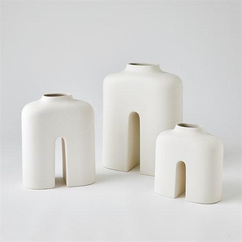 Guardian Vase-White/Cream-Global Views-Vases-Artistic Elements