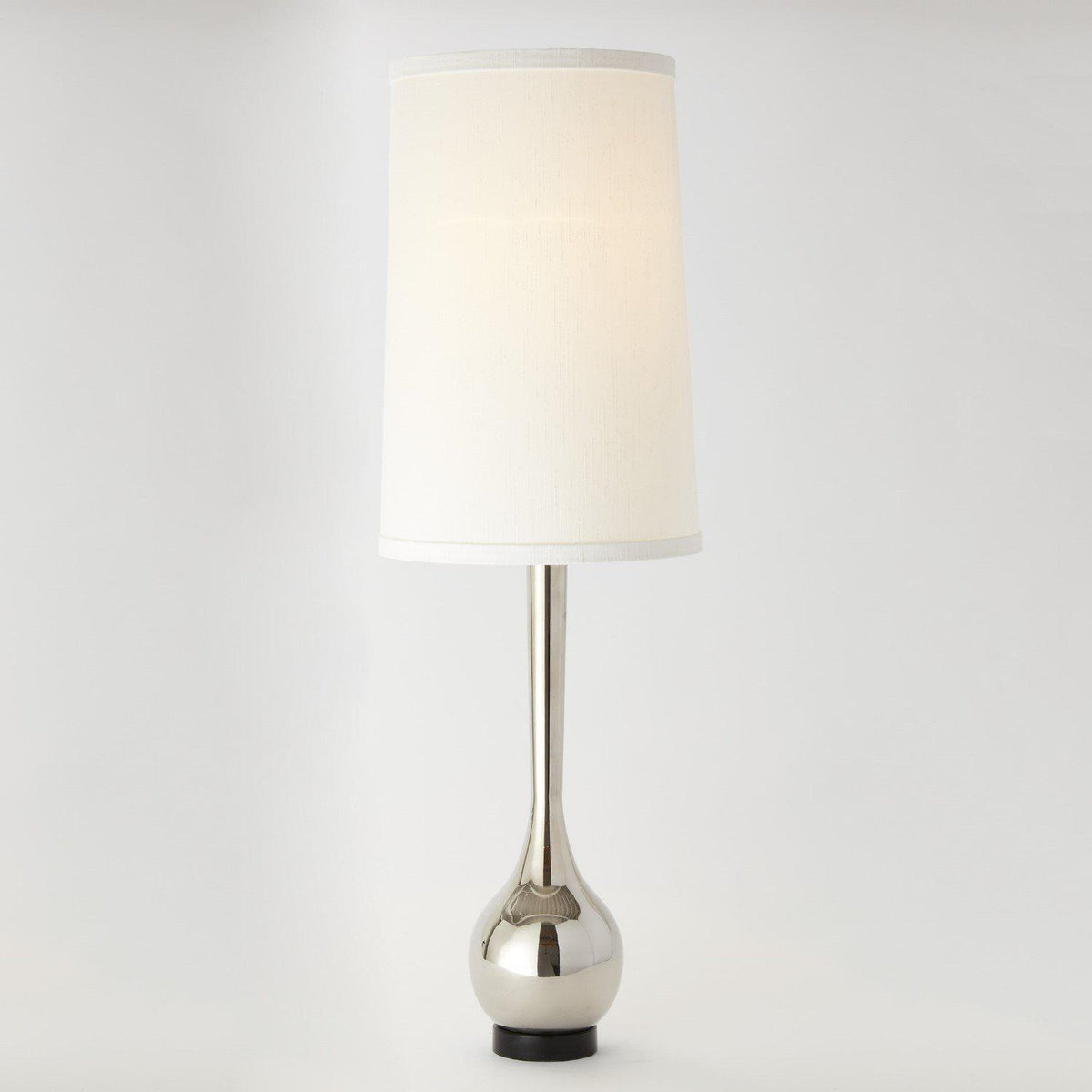 Bulb Vase Table Lamp-Nickel-Global Views-Table Lamps-Artistic Elements