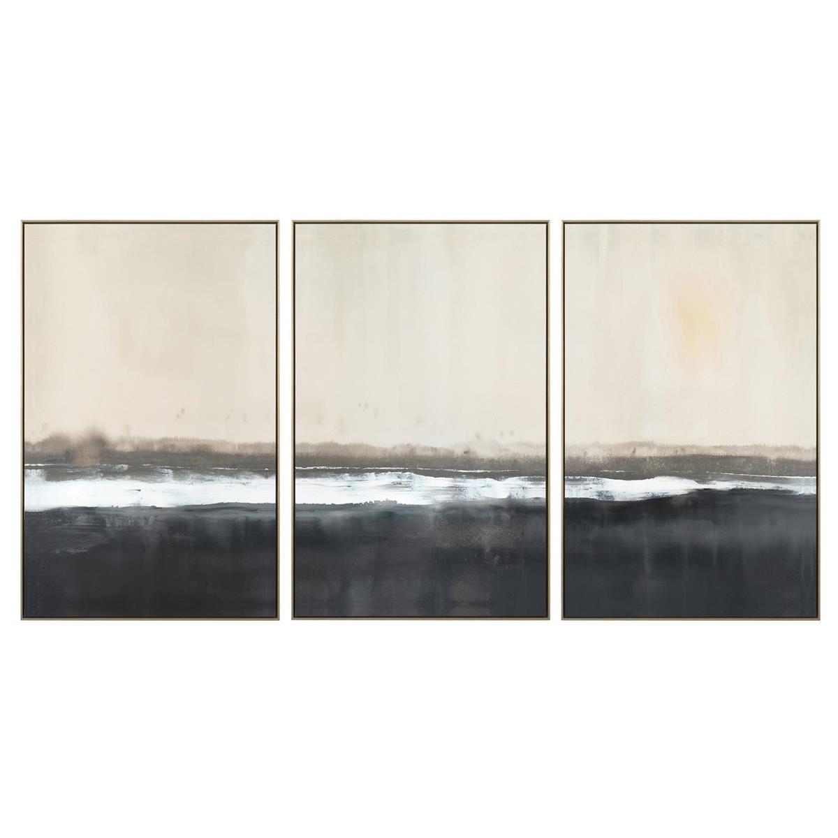 Carol Benson-Cobb&#39;s The Crossing Triptych-John Richard-Art-Artistic Elements