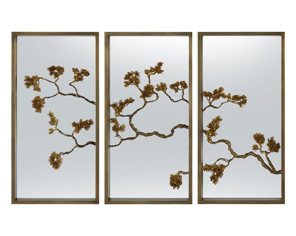 Organic Branches Triptych-John Richard-Art-Artistic Elements