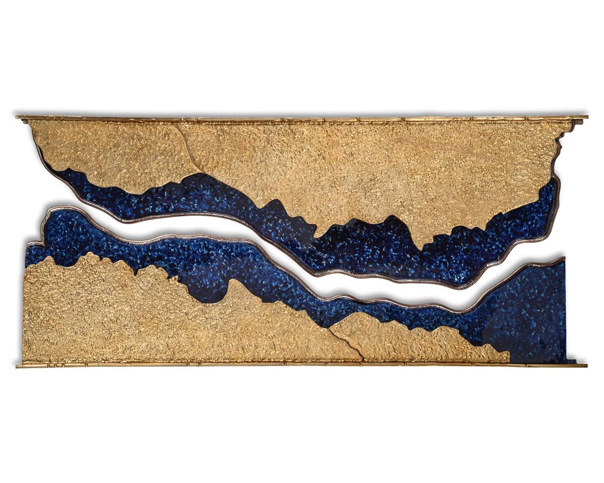 Sand And Sea Wall Sculpture (Set Of Two)-John Richard-Wall Decor-Artistic Elements