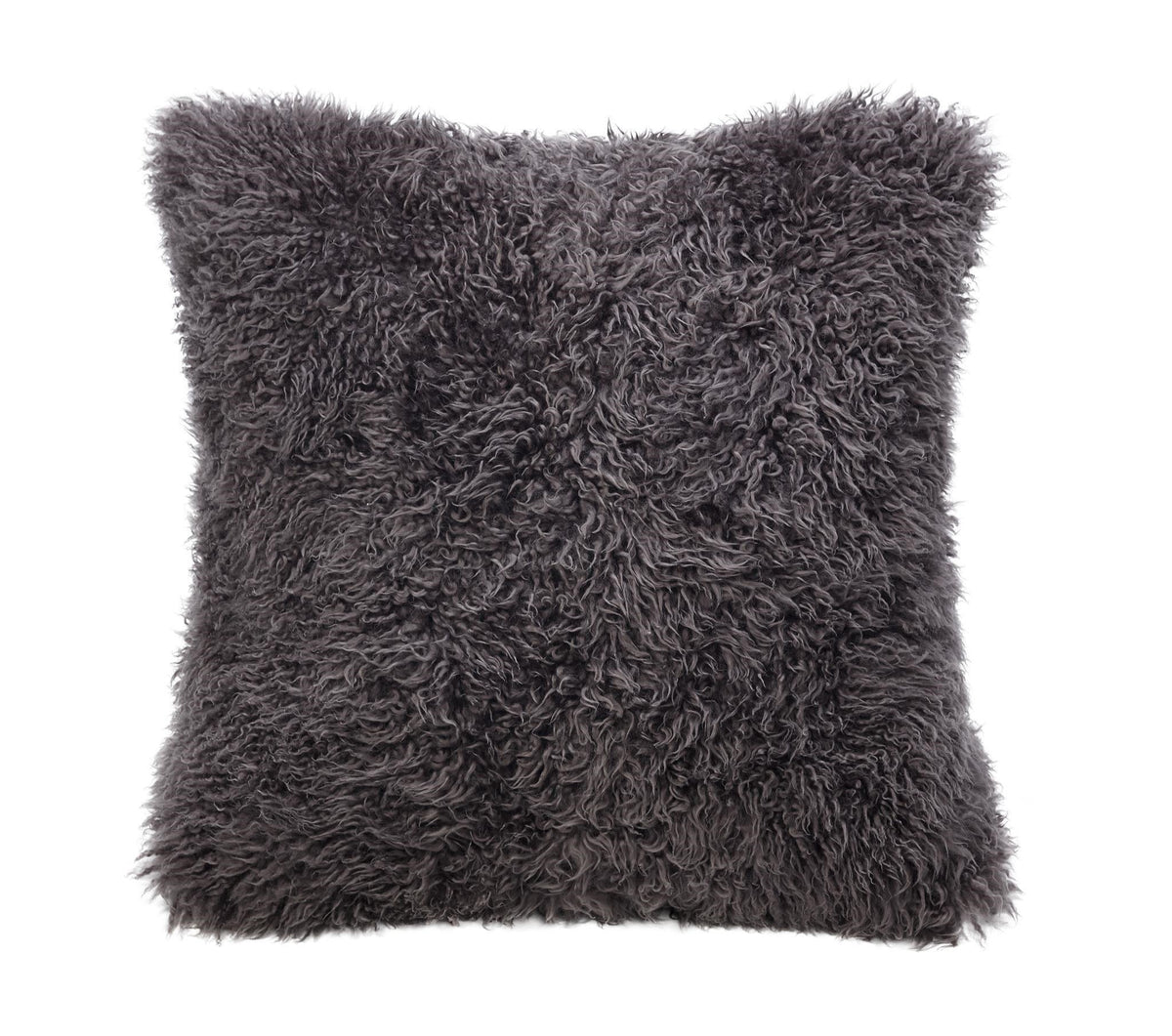 Curly Longwool Cushions 20x20&quot;-Fibre-Decorative Pillows-Artistic Elements