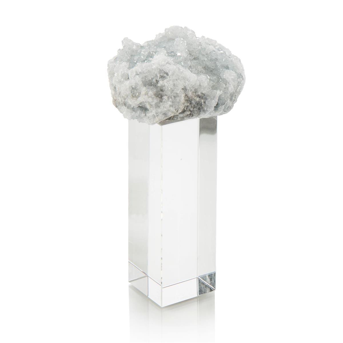 Celestite on Crystal-John Richard-Sculptures & Objects-Artistic Elements