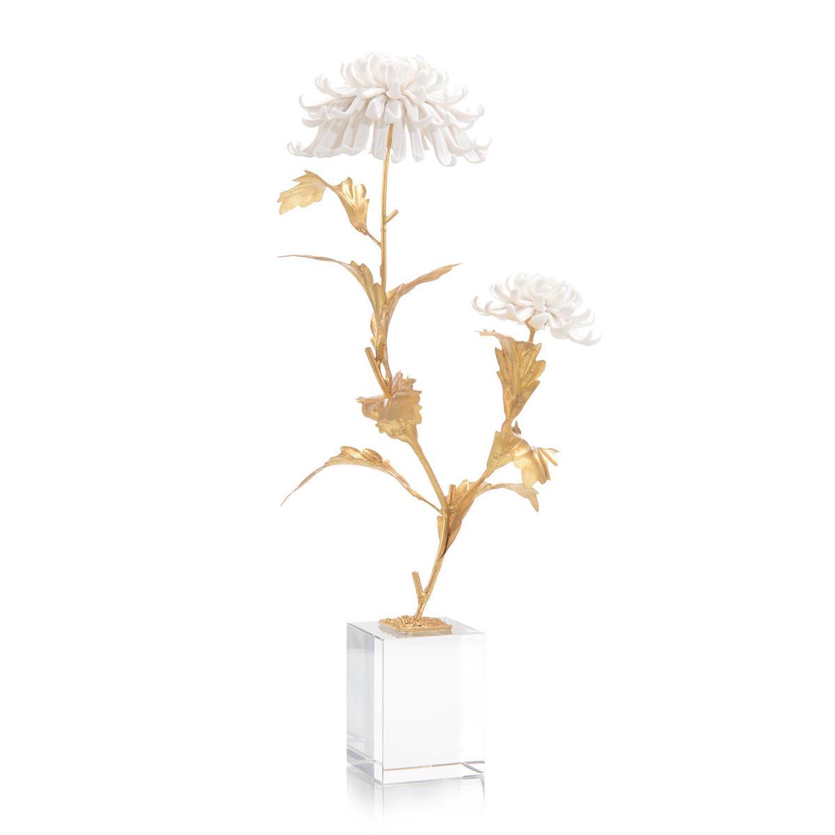 Avignon Chrysanthemums-John Richard-Sculptures &amp; Objects-Artistic Elements