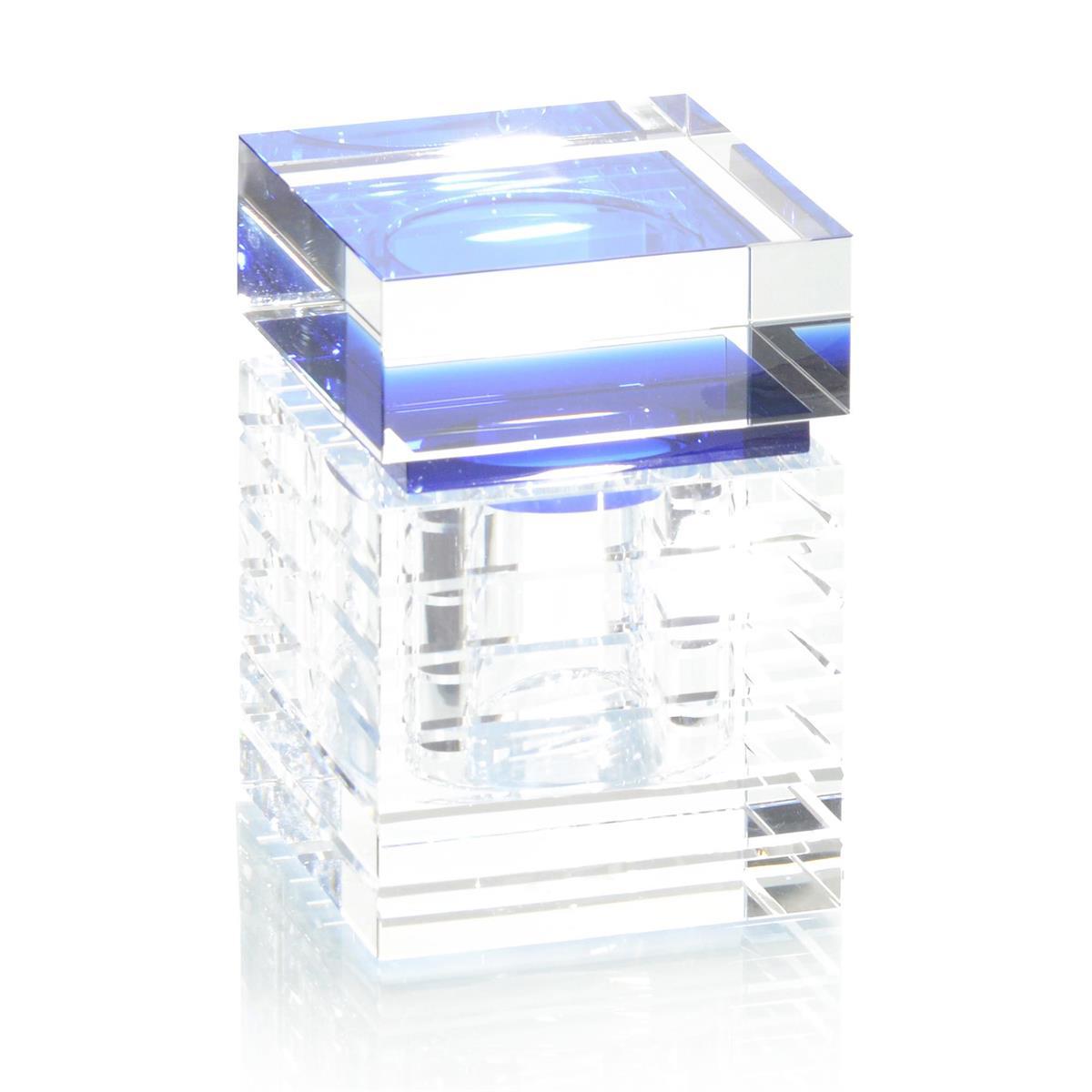 Cobalt Blue Crystal Box I-John Richard-Boxes-Artistic Elements