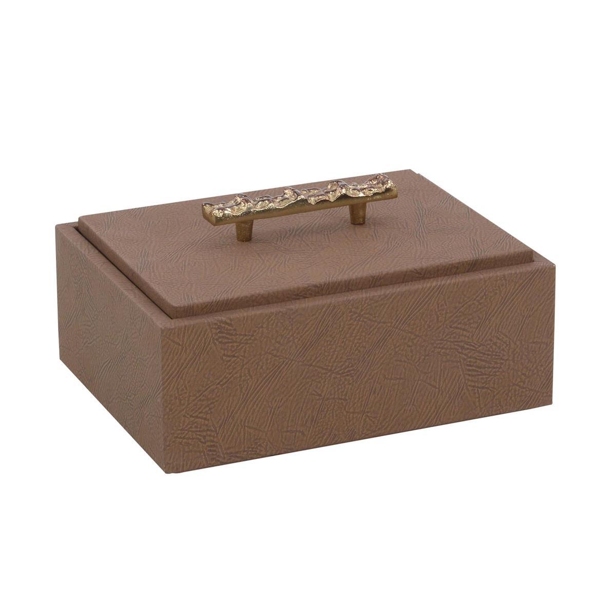 Duon Leather Box II-John Richard-Boxes-Artistic Elements