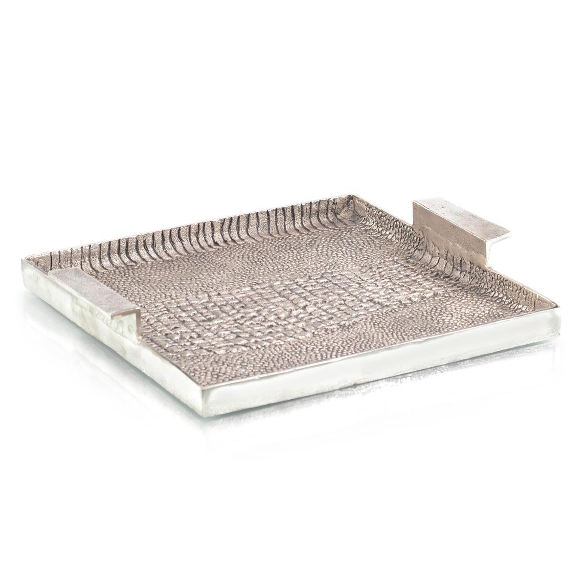 Alligator Textured Aluminum Tray II-John Richard-Trays-Artistic Elements
