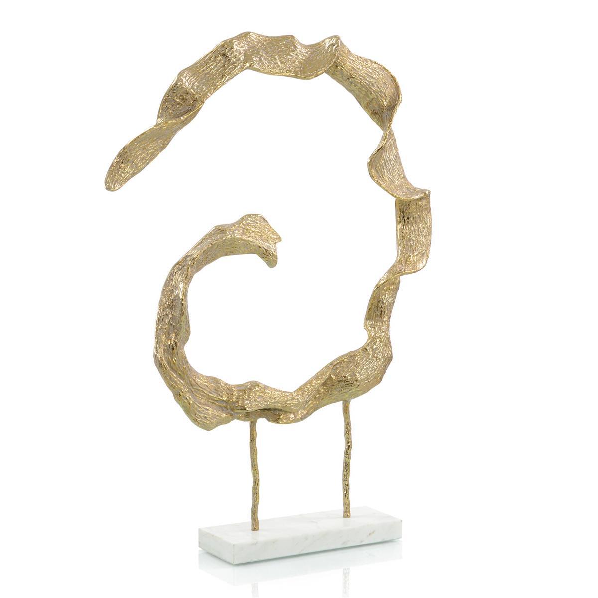 Twisted Ring Sculpture-John Richard-Sculptures &amp; Objects-Artistic Elements