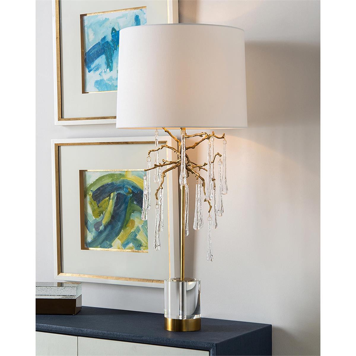 Branched Crystal Table Lamp-John Richard-Table Lamps-Artistic Elements