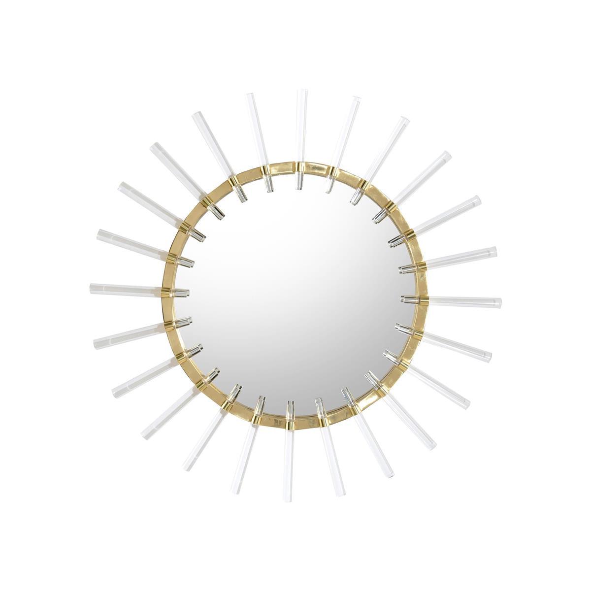 Cloe Mirror In Brass-John Richard-Wall Mirrors-Artistic Elements