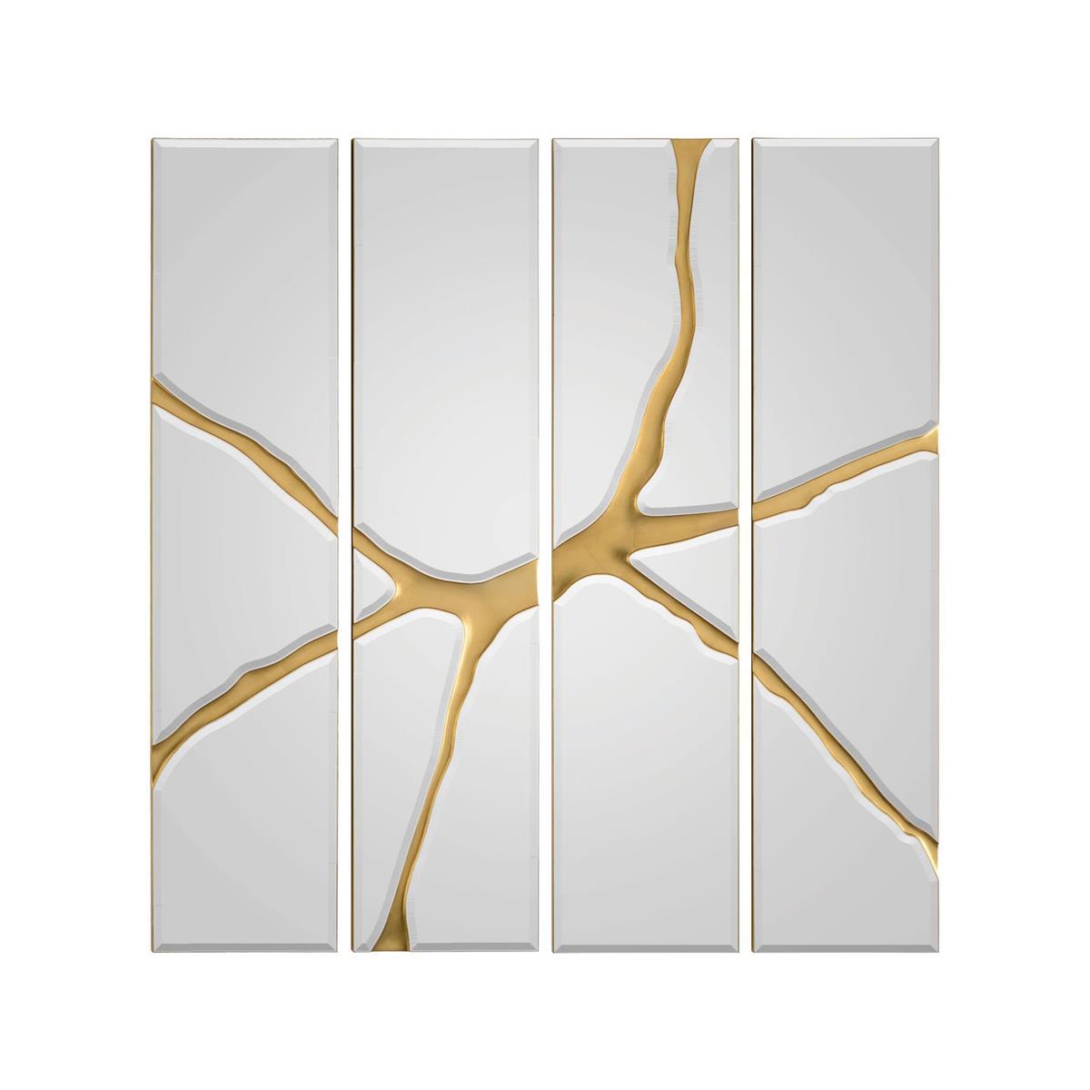Ravine Quartet Mirror Panels-John Richard-Wall Mirrors-Artistic Elements