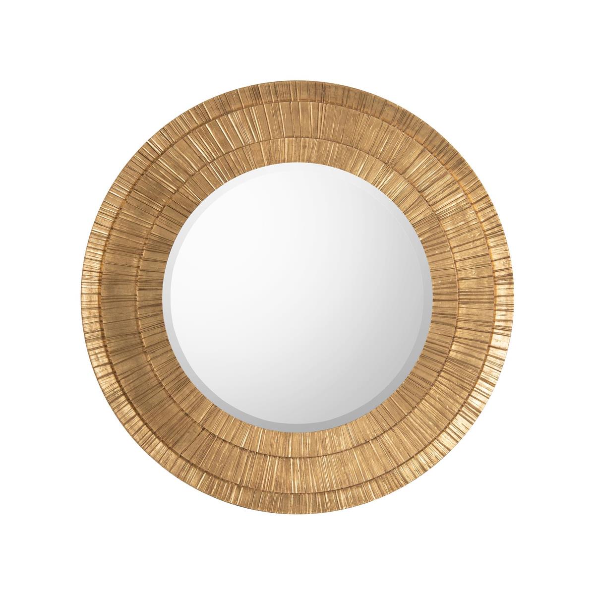 Peili Gold Mirror-John Richard-Wall Mirrors-Artistic Elements