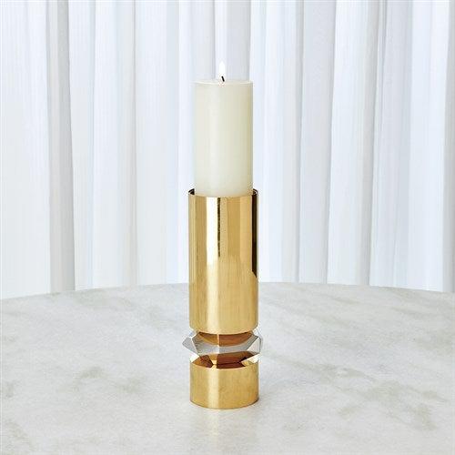 Romano Brass Candle Holders-Global Views-Candleholders-Artistic Elements