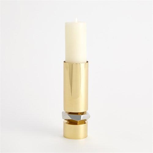 Romano Brass Candle Holders-Global Views-Candleholders-Artistic Elements