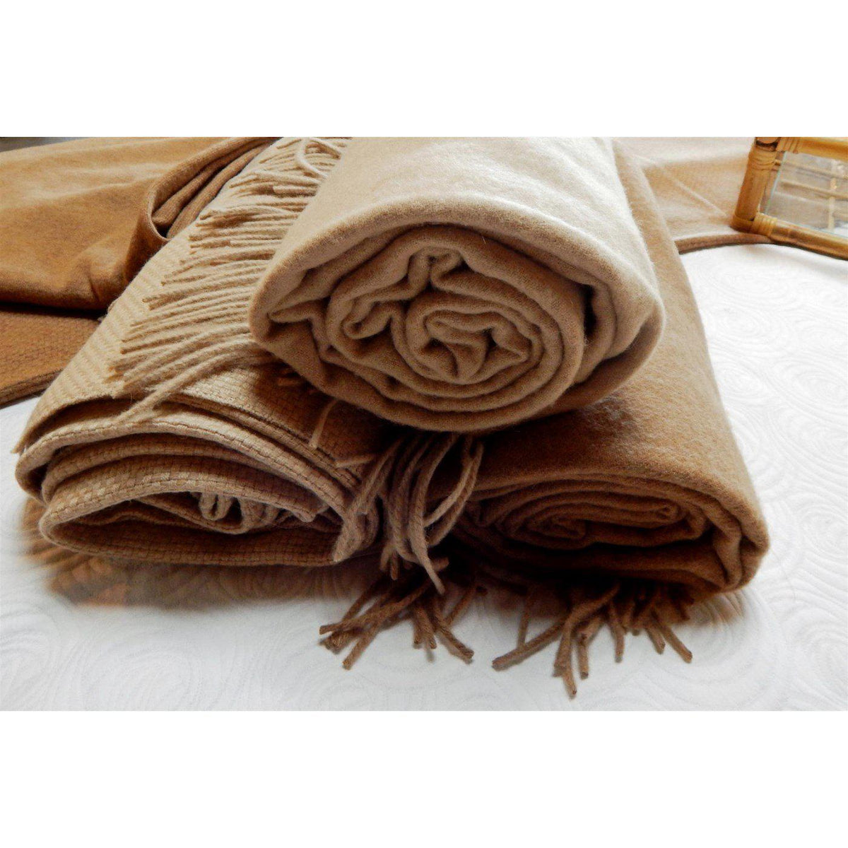 Throw Camel Flatweave CAMEL-Fibre-Throw blankets-Artistic Elements