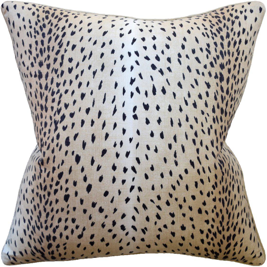 Doe | Classic Black-Ryan Studio-Decorative Pillows-Artistic Elements
