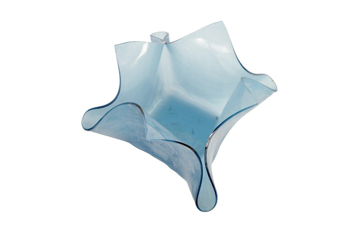 Blue Glass Bowl-Phillips Collection-Bowls-Artistic Elements